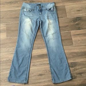 YMI bootcut stretch jeans summer weight size 15